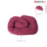 MOMMAS BABY C -Shape Pregnancy Pillow - Maroon