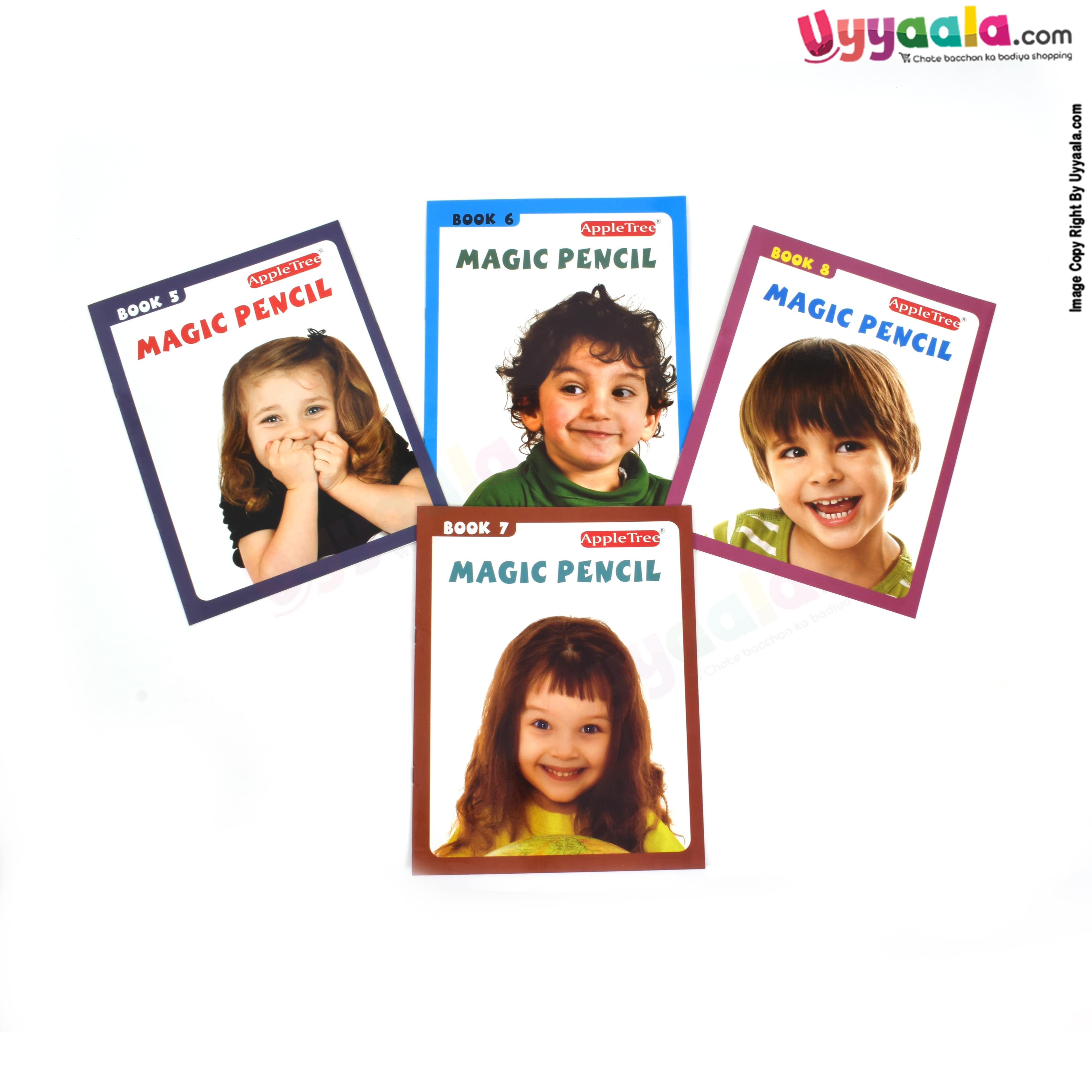 APPLE TREE magic Pencil, pack of 4