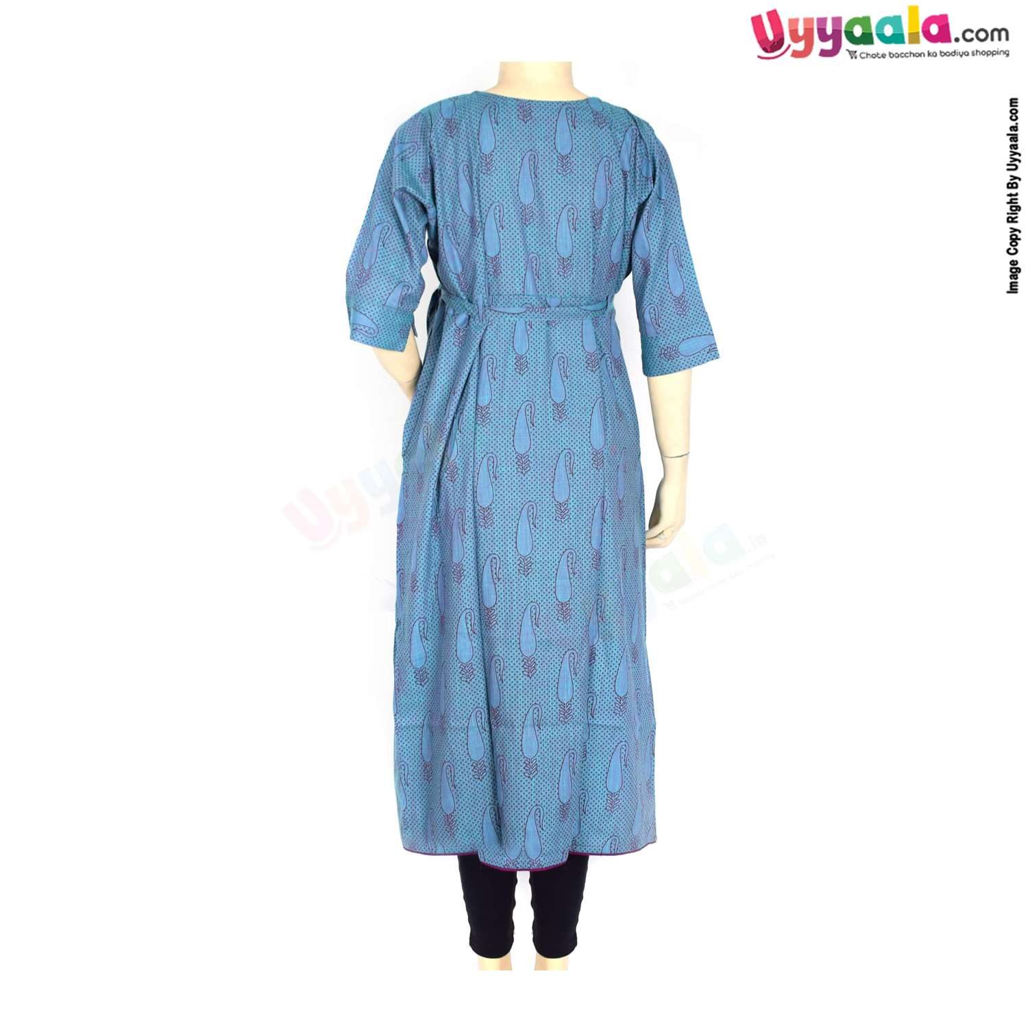 Buy Baby Milk Feeding Kurtis in Cotton - Blue Online in India at uyyaala.com