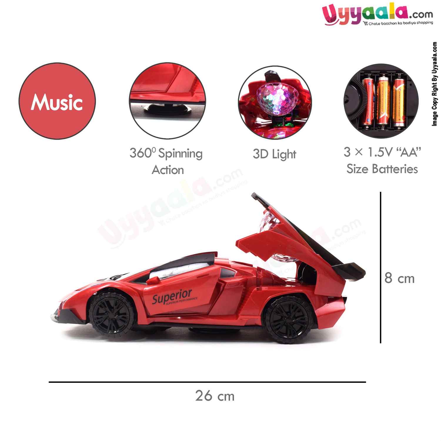 Dynamic Super Car for Kids