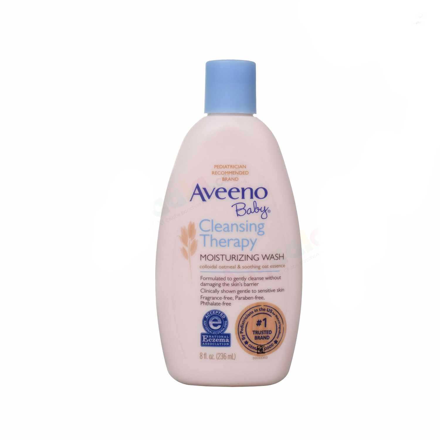 AVEENO Baby Cleansing Therapy Moisturizing Wash Paraben Free - 236ml