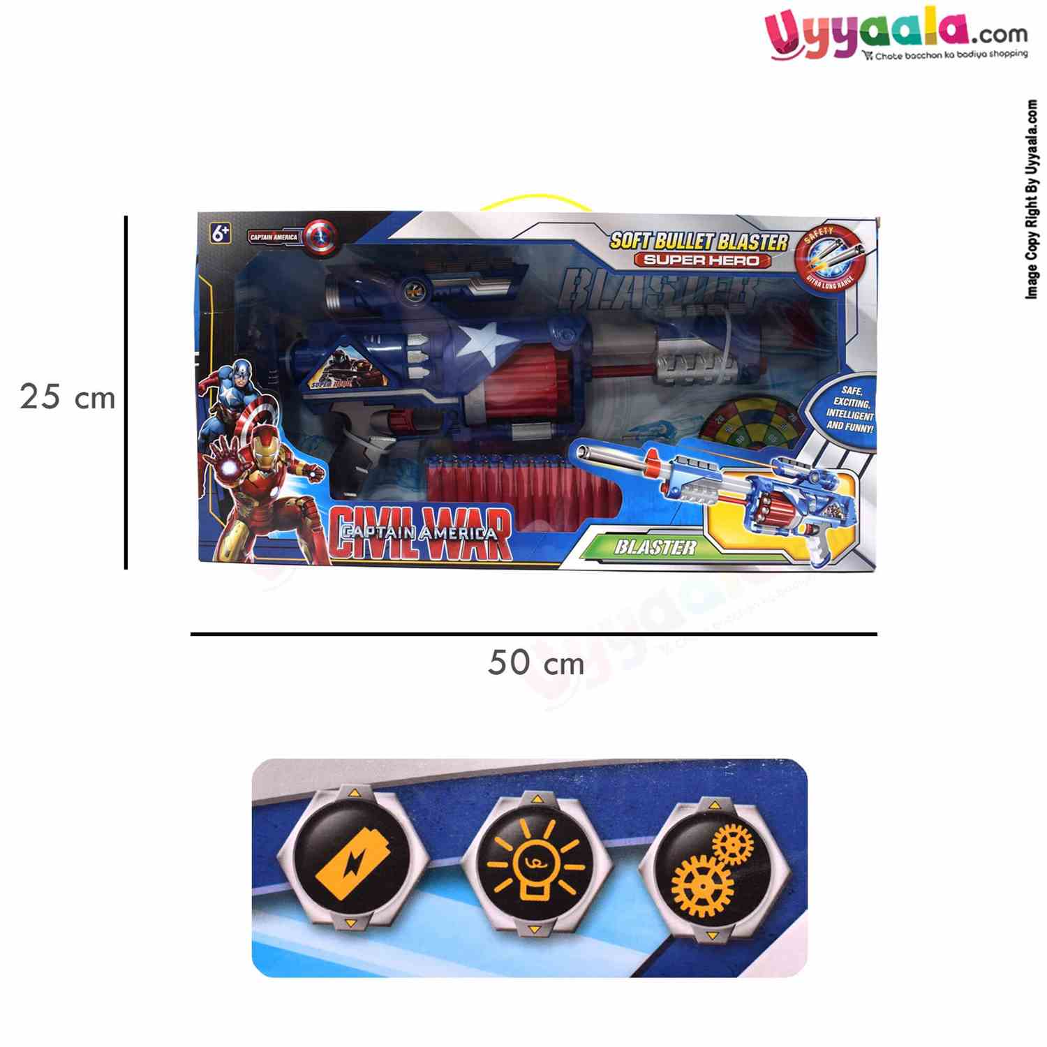 Kids bullet blaster gun