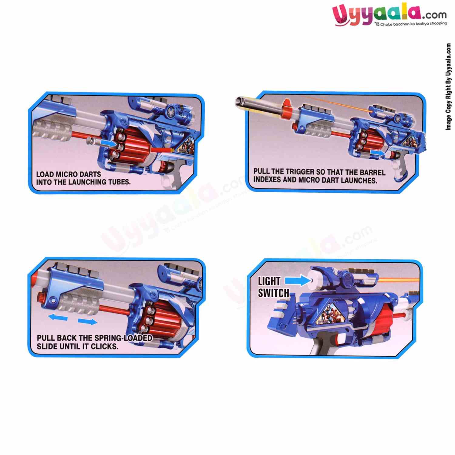 Captain america  gun with bullets