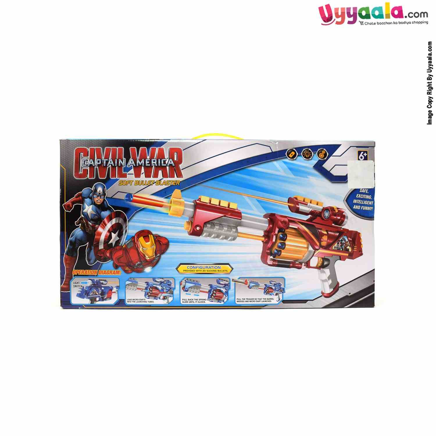 Soft bullet blaster gun for kids