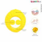 Baby Shampoo Hat for Protecting Baby Eyes with Adjustable Buttons