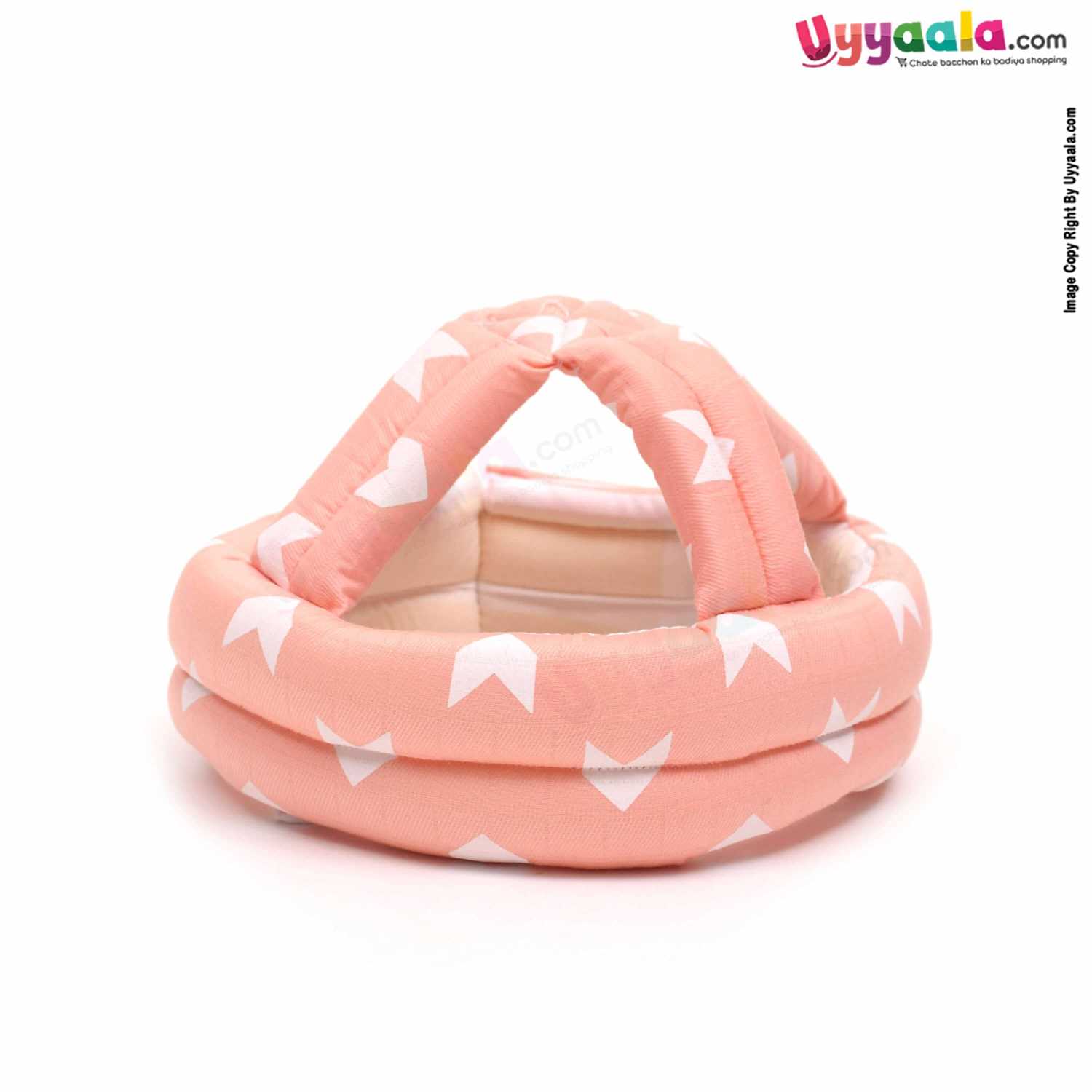 Baby Safety Helmet for Bump Free Protection with 100% Cotton , Arrows Print,12-36m Age