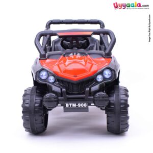 Jeep 2X4 Big Wheels Battery Operated Ride on Jeep BTM-908 for Kids with 2 Motors, Music & Remote Control