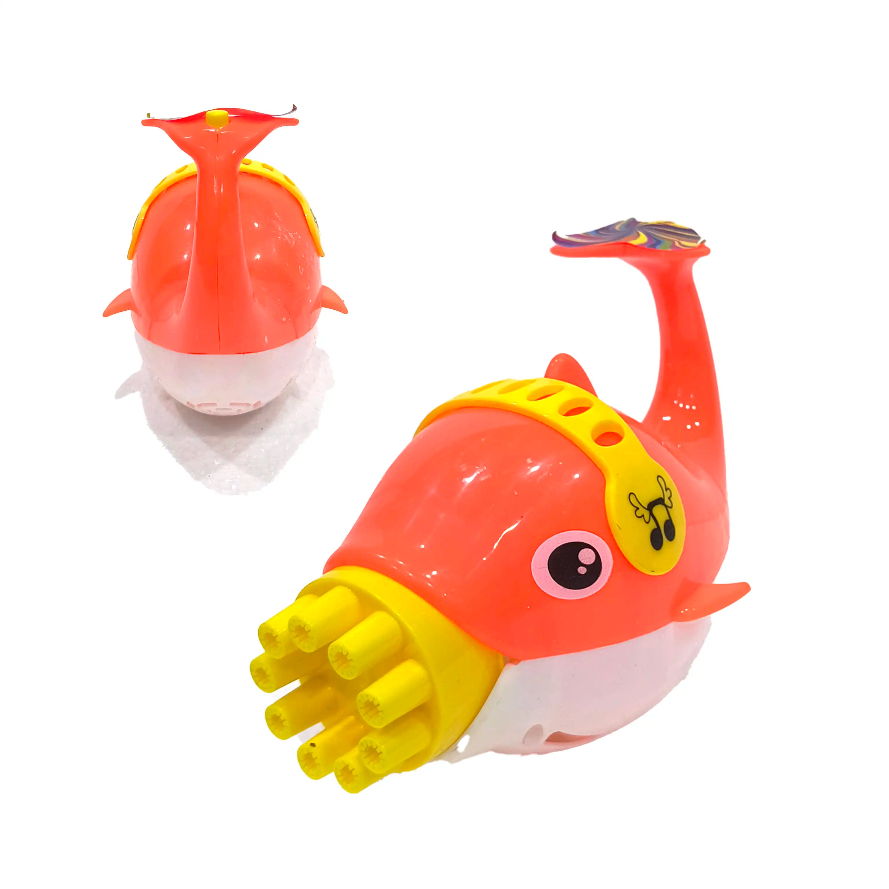 Buy Dolphin shaped 10 Barrel Bubble Gun Toy - Pink Online in India at uyyaala.com