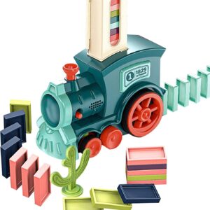 Domino Train Automatic Stacking Battery Operated Toy for Kids 3+Y Age