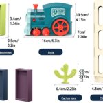 Domino Train Automatic Stacking Battery Operated Toy for Kids 3+Y Age