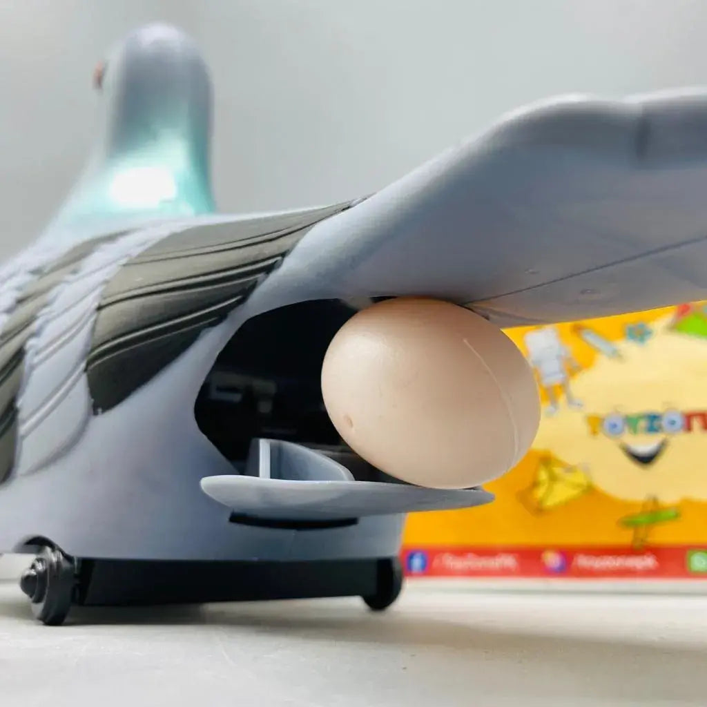 Buy Egg laying Dove Battery Toy with Music & Lights - Grey Online in India at uyyaala.com
