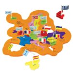 Map puzzle  for kids