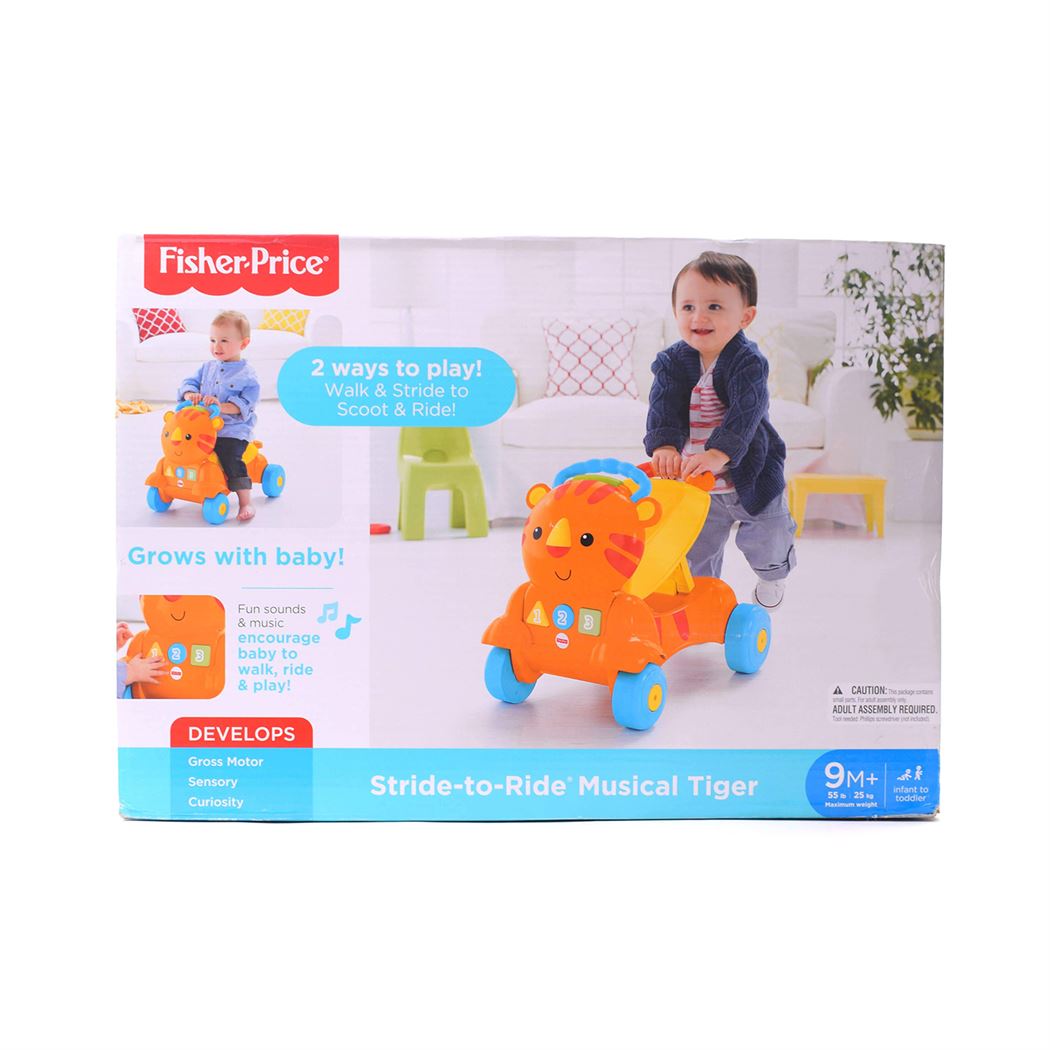 FISHER PRICE Stride to Ride Musical Tiger