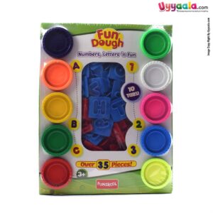 Fundough Numbers Letters 'N Fun 12pcs