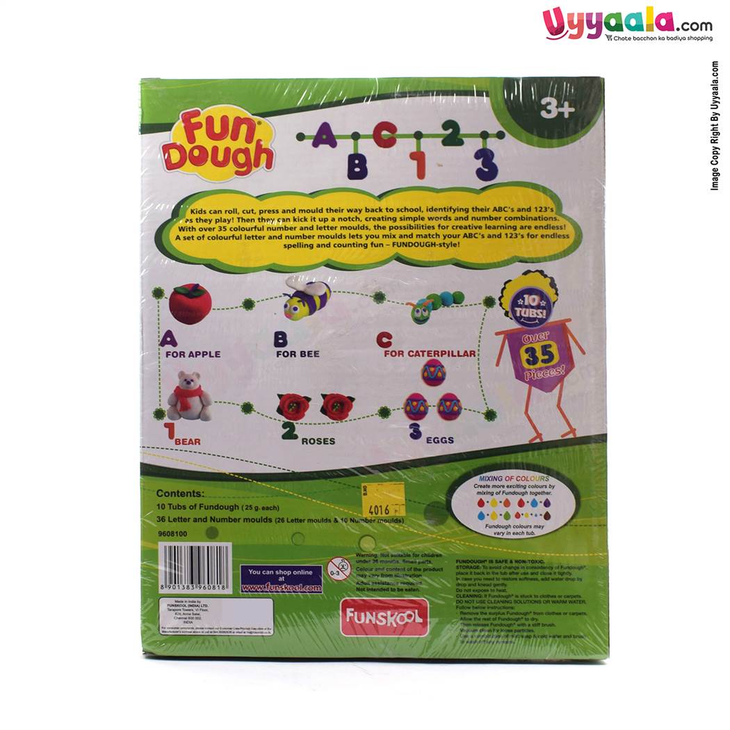 Fundough Numbers Letters 'N Fun