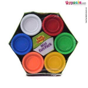 FUNSKOOL Fundough Mini Fun Pack 6pcs