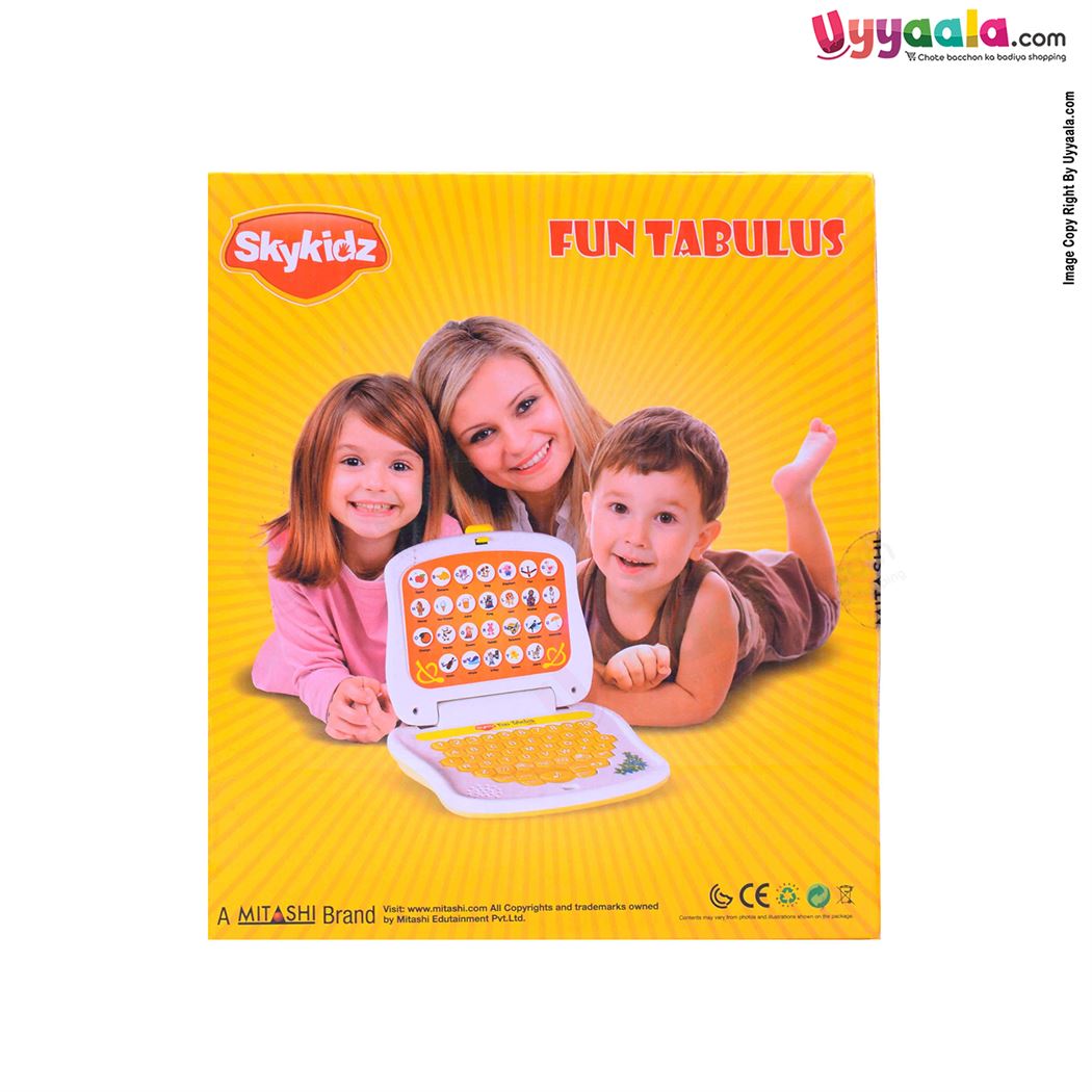 SKYKIDZ Fun Tabulus for Kids, Yellow-White-uyyala-com.myshopify.com-Toys (educational)-Skykidz