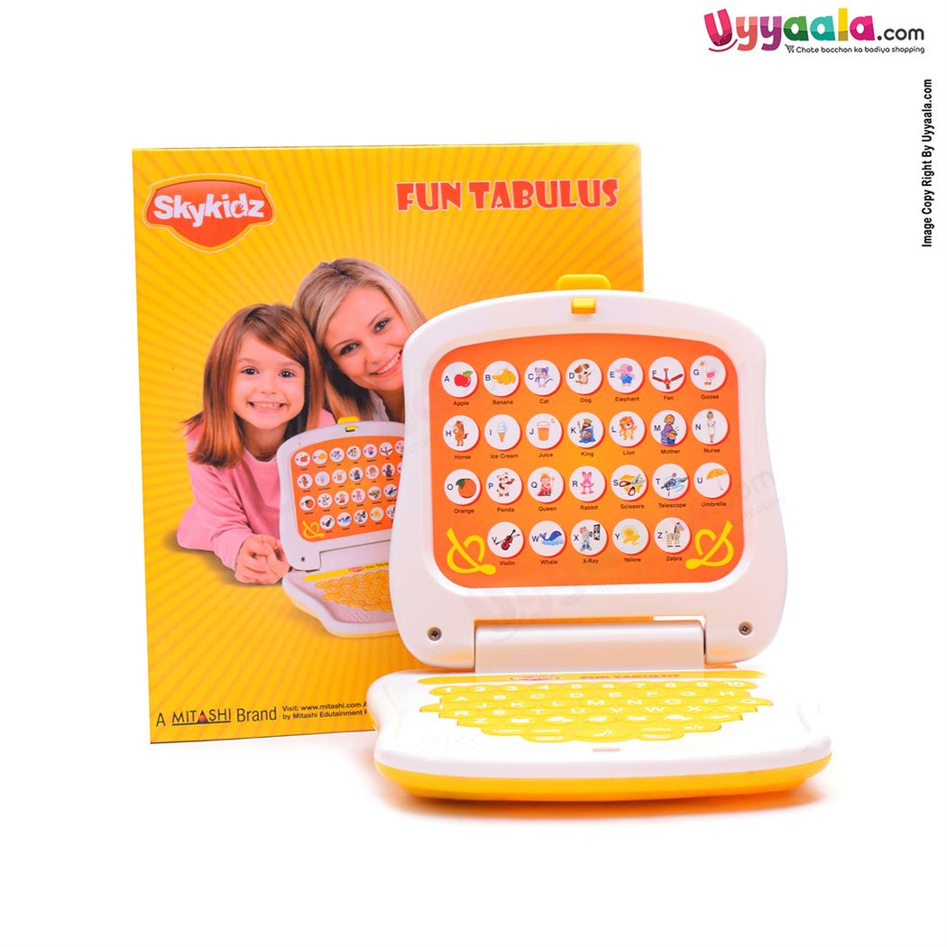 SKYKIDZ Fun Tabulus for Kids, Yellow-White-uyyala-com.myshopify.com-Toys (educational)-Skykidz