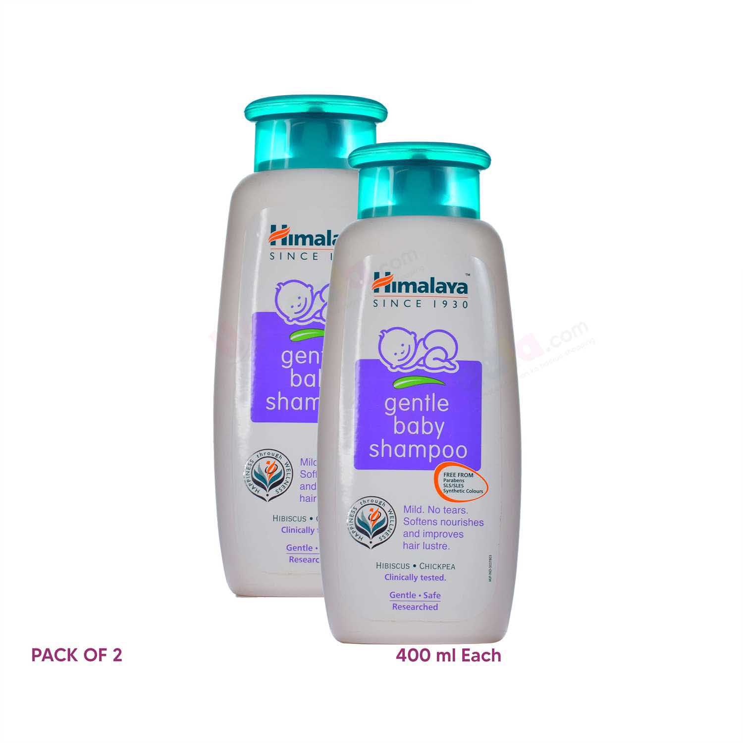 HIMALAYA Gentle Baby Hibiscus No Tears Shampoo Pack of 2 (400ml Each)
