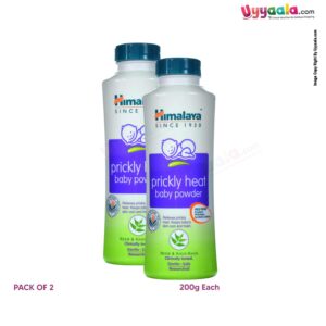 HIMALAYA Prickly Heat, Baby Powder Neem Pack of 2 (200g Each)