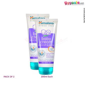 HIMALAYA Baby Cream Extra Soft & Gentle Pack of 2 (200ml Each)