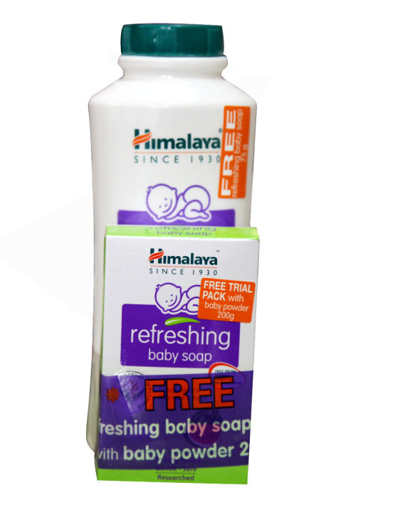 Buy Himalaya Powder for Baby - 200grams + Baby Soap - 75grams (Free) Online in India at uyyaala.com
