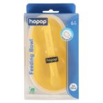Buy Hopop Feeding Bowl with Lid & Spoon For Babies - Yellow, Online in India at uyyaala.com