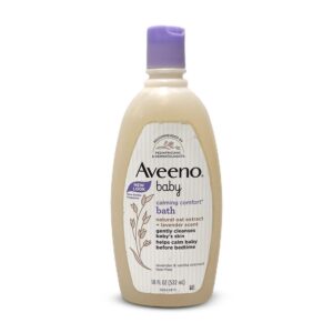 Aveeno Baby Calming Comfort Bed Time Lotion with Lavender & Vanilla Scent - 532ml