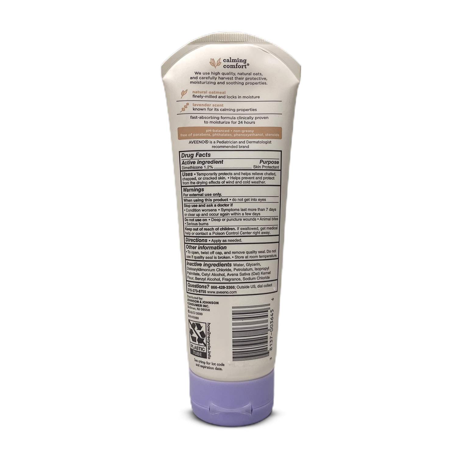 Aveeno Baby Calming Comfort Lotion with Lavender & Vanilla fragrance - 227g