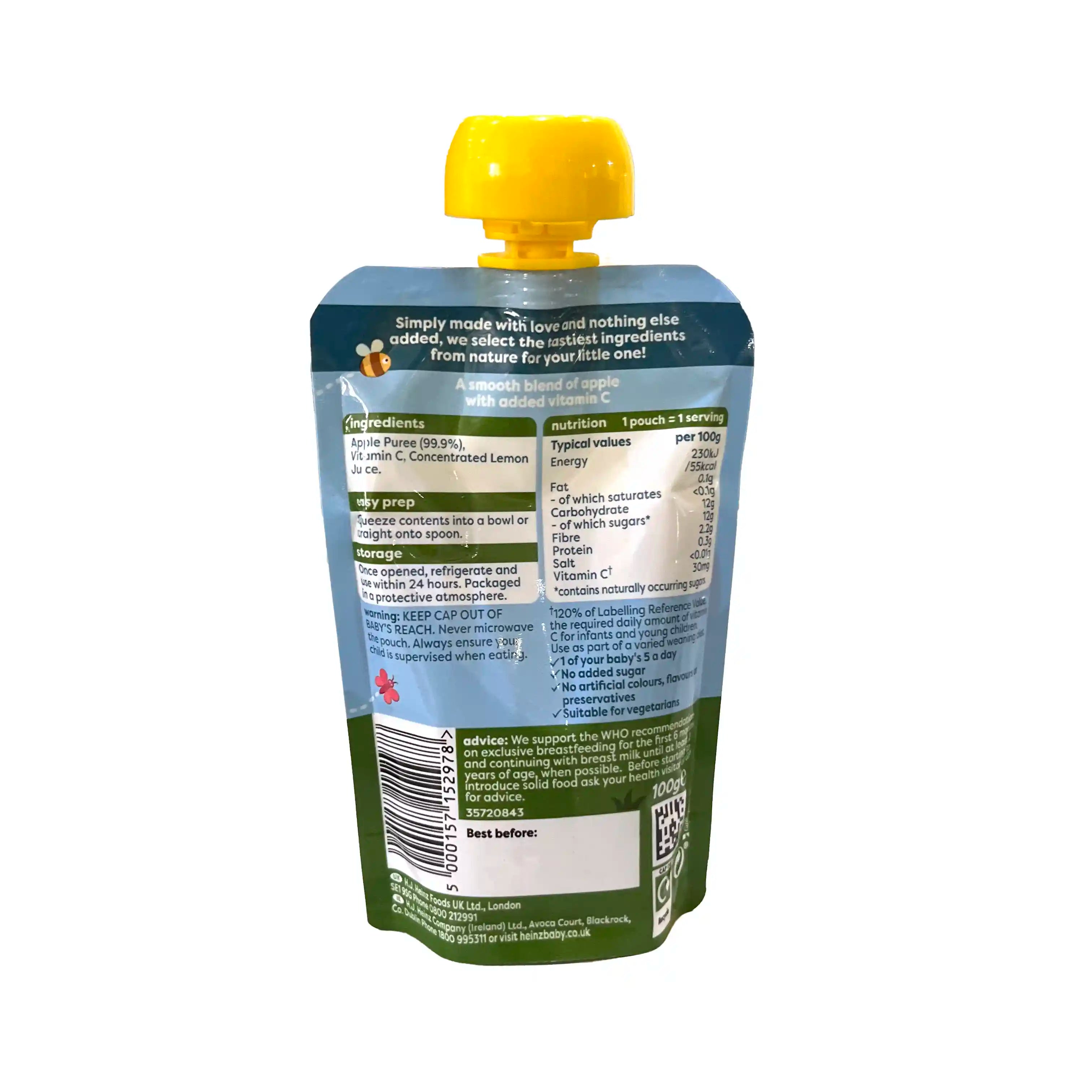Buy Heinz by Nature Apple Puree for Small Babies - 100gms Online in India at uyyaala.com