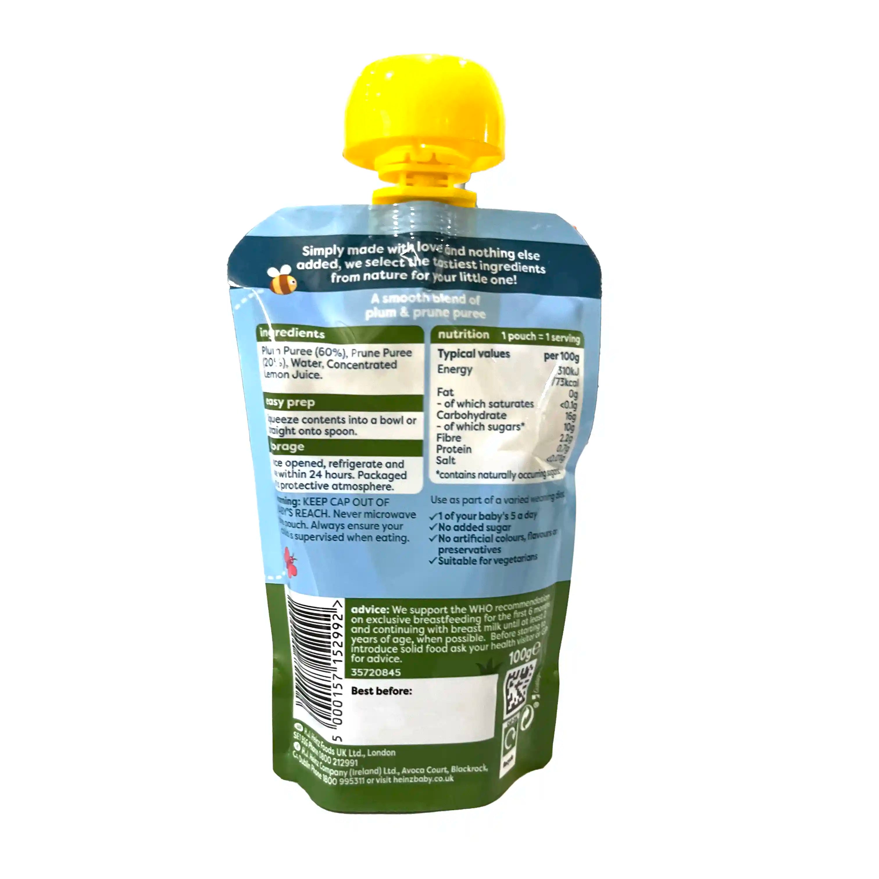 Heinz by Nature Prune Puree for Small Babies - 100gms Online in India at uyyaala.com