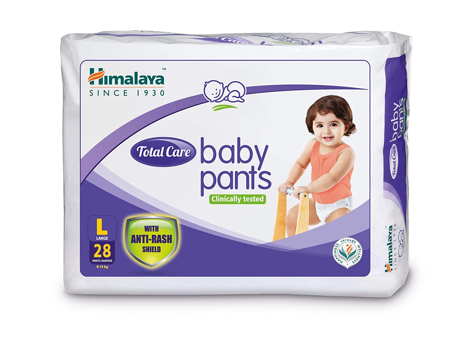 Himalaya Total Care Baby Pants Large (8 to 14Kg)