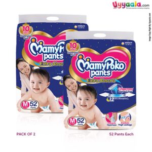 MAMYPOKO Pants Extra Absorb Medium (7 to 12kg)