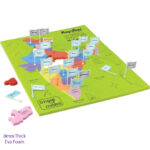 MAPOLOGY INDIA with capitals & map puzzle with india states for kids