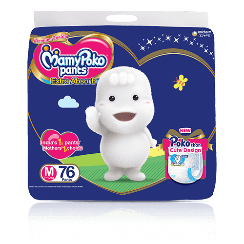 MAMYPOKO Pants Extra Absorb Medium (7 to 12kg)
