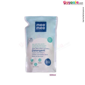 Buy Mee Mee Mild Laundry Detergent for Baby Clothes - 500ml Online in India at uyyaala.com