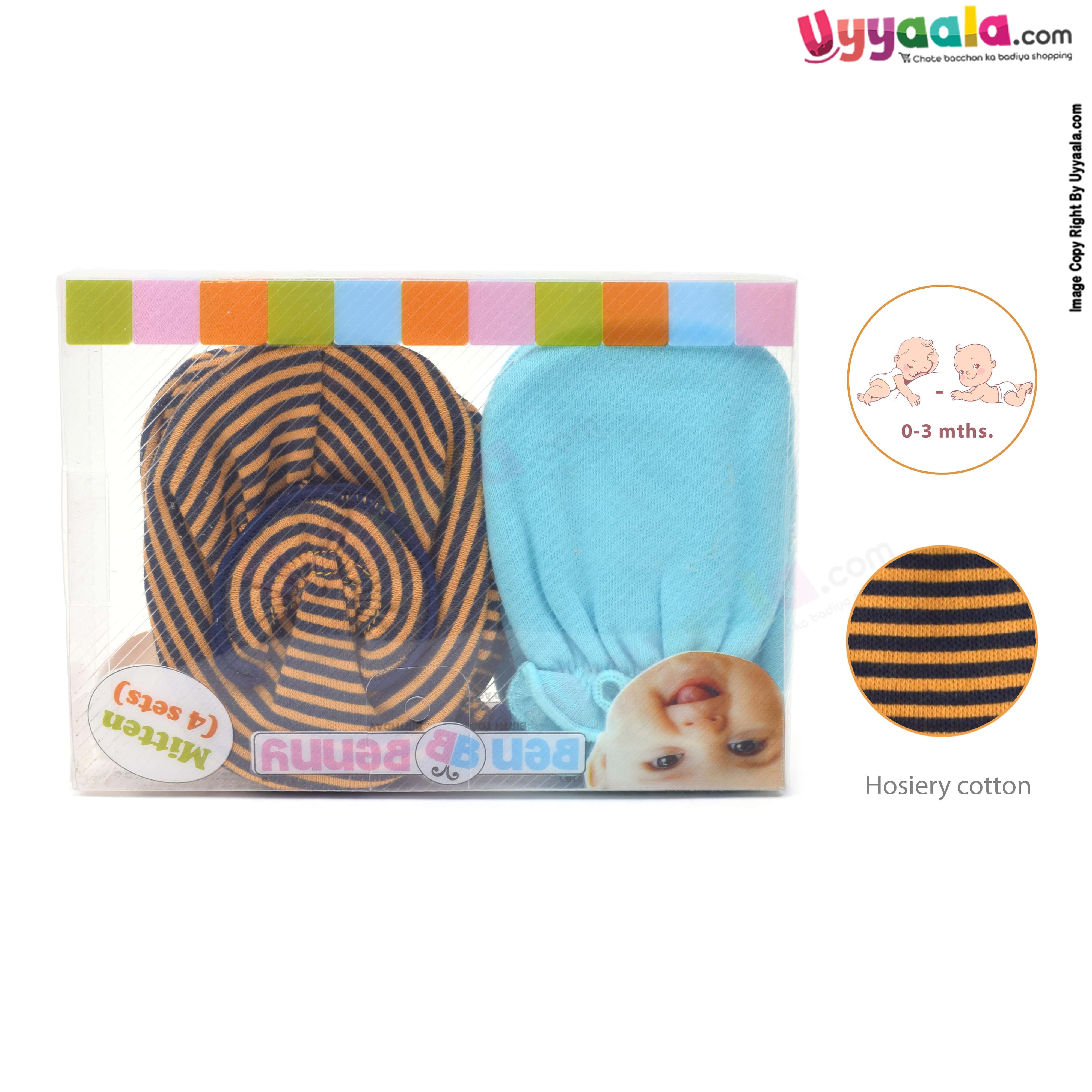 Mittens & booties set for babies