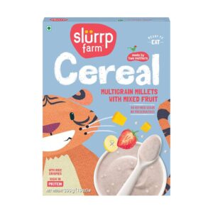 Buy Slurrp Farm Multigrain Millet Cereal for Baby with Mixed Fruit - 200gms  Online in India at uyyaala.com