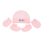 Montaly Cap Set Plain 0-3m