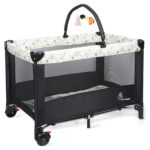 R FOR RABBIT Hide and Seek Elite Smart Folding Baby Bed Cot (Play Pen) for Kids of 0 to 3 years
