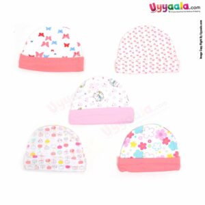 Buy Round shaped Fancy Caps for Baby with Prints - Multi Color Online in India at uyyaala.com