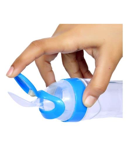 Buy Silicone Food Feeder with Spoon for Baby - Blue Online in India at uyyaala.com