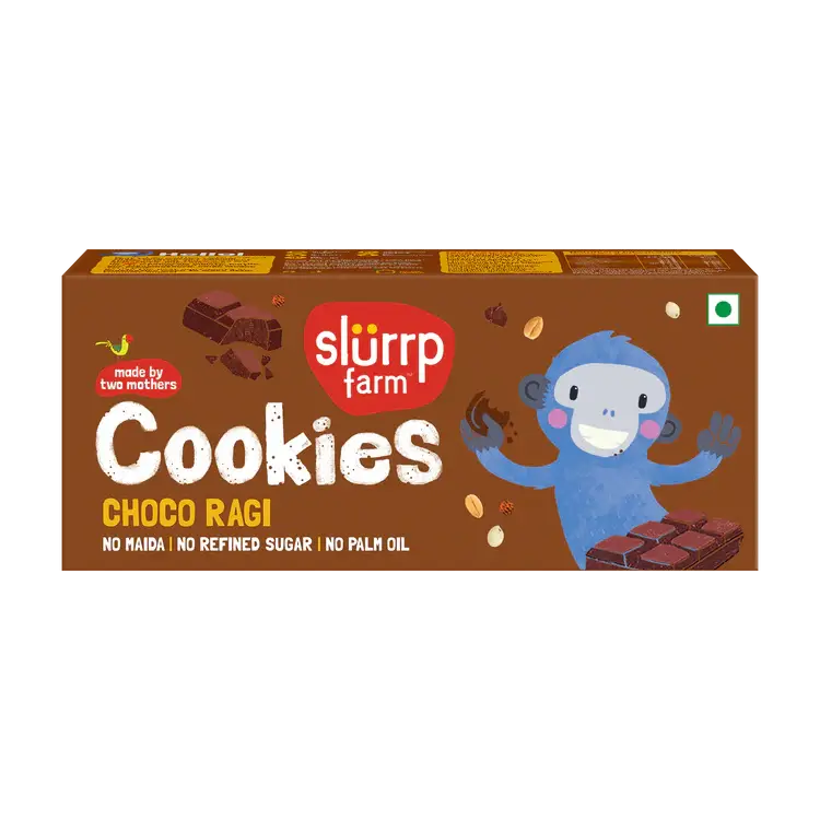 Buy Slurrp Farm Cookie Biscuits for Children with Chocolate & Ragi Online in India at uyyaala.com