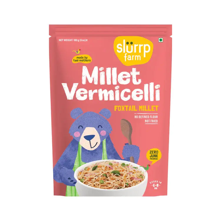 Buy Slurrp Farm Foxtail Millet Vermicelli for Children - 180grams Online in India at uyyaala.com