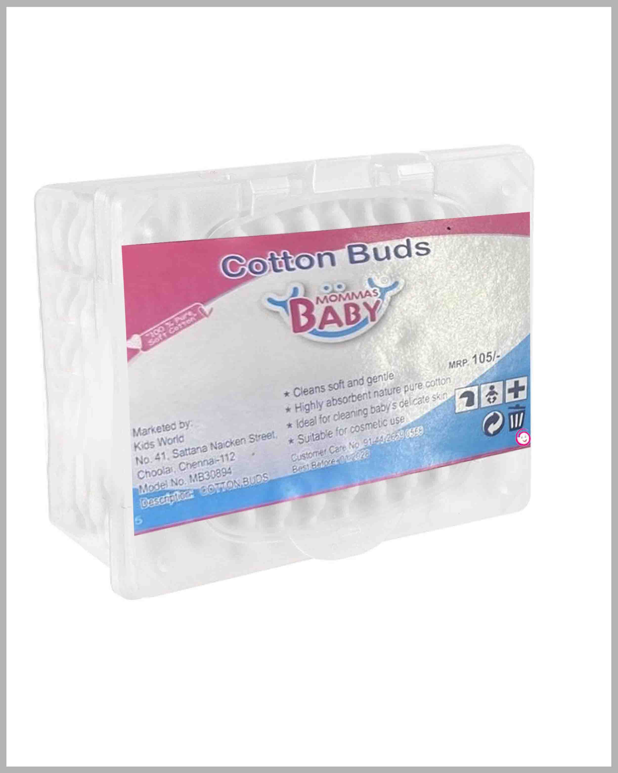 Buy Soft Cotton Earbuds with Twin Head for Baby / Children Online in India at uyyaala.com