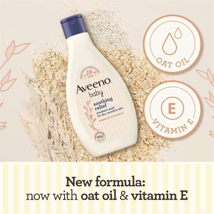 AVEENO Baby Soothing Relief Creamy Wash Tear Free - 250ml