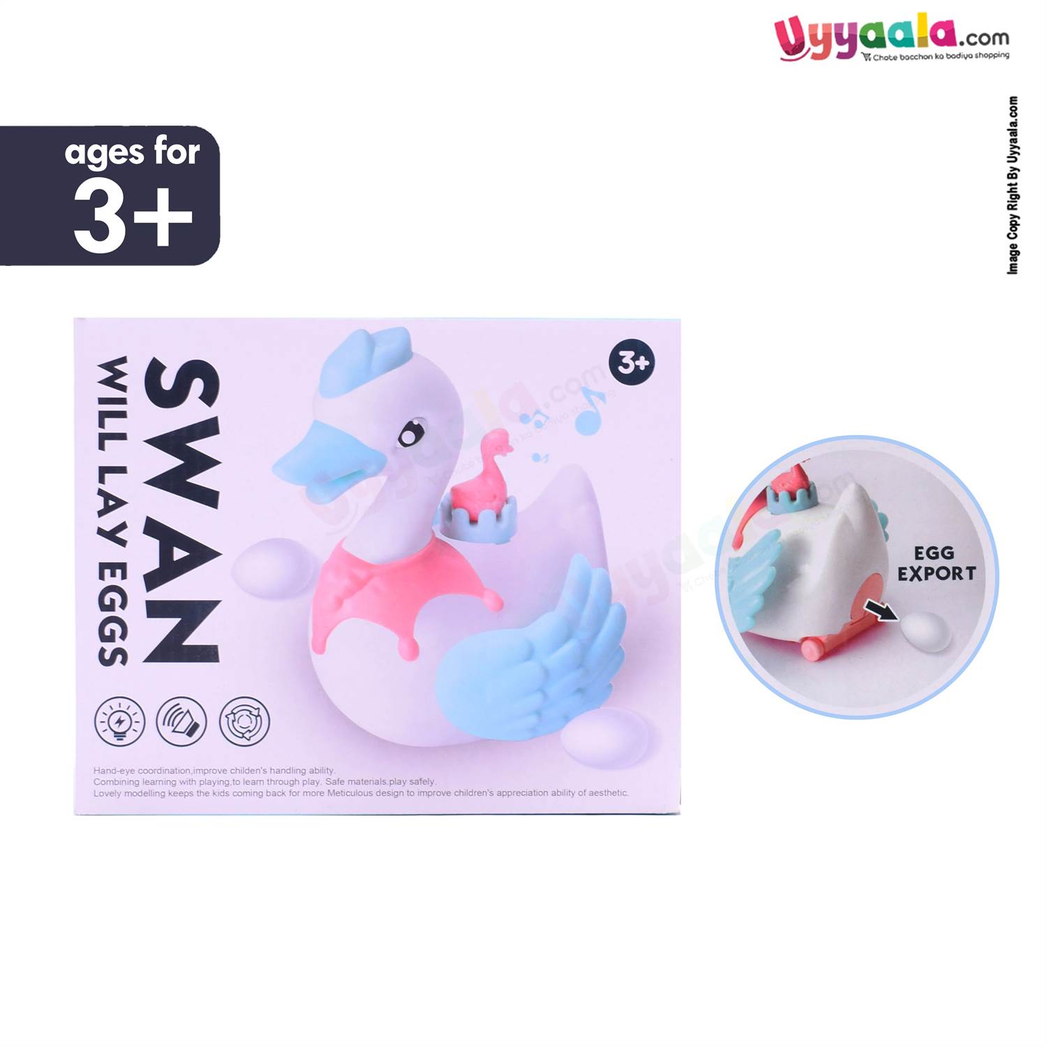 Buy Swan will Lay Eggs Battery Operated Toy Online in India at uyyaala.com