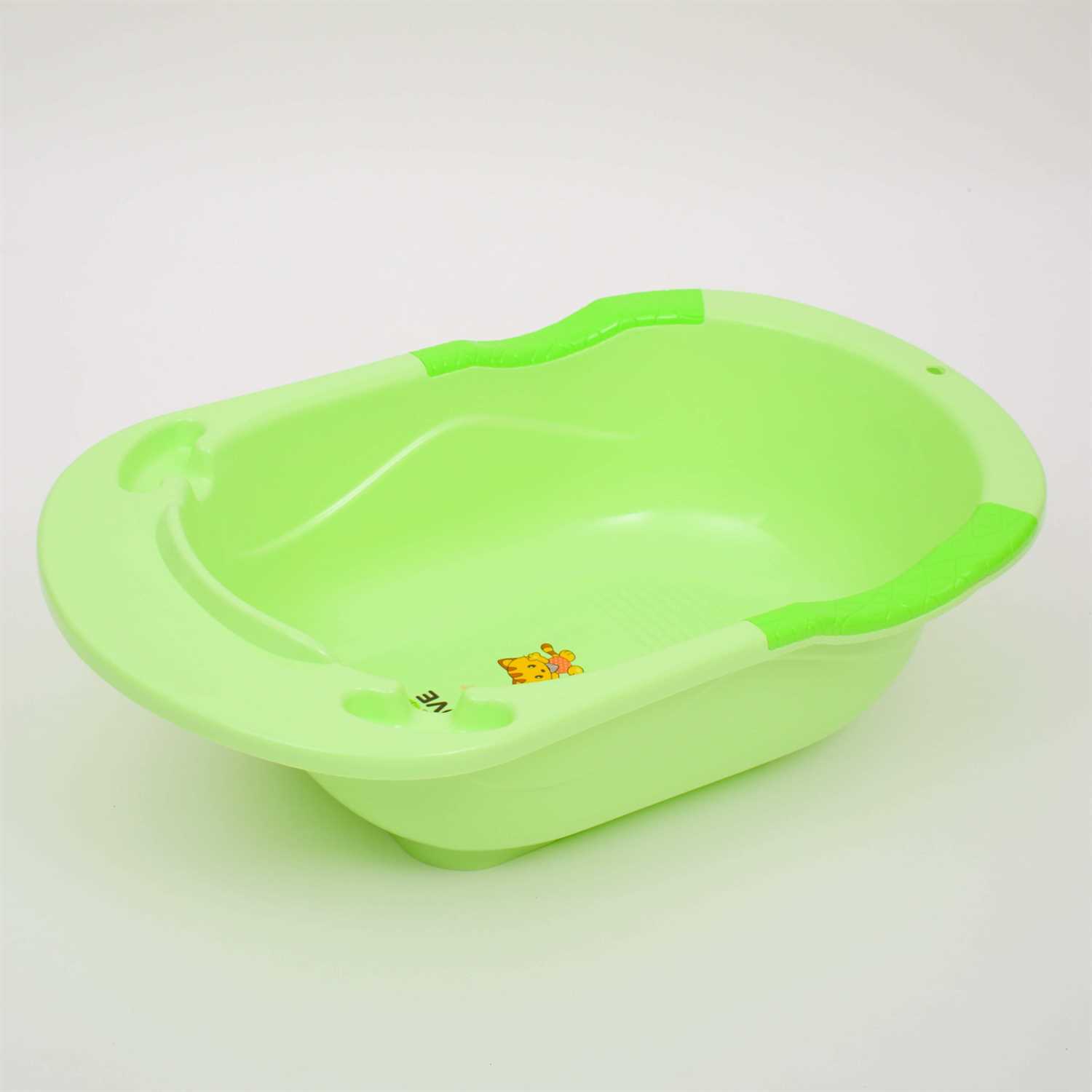 Baby Bath Tub With Anti Slip Base - Green