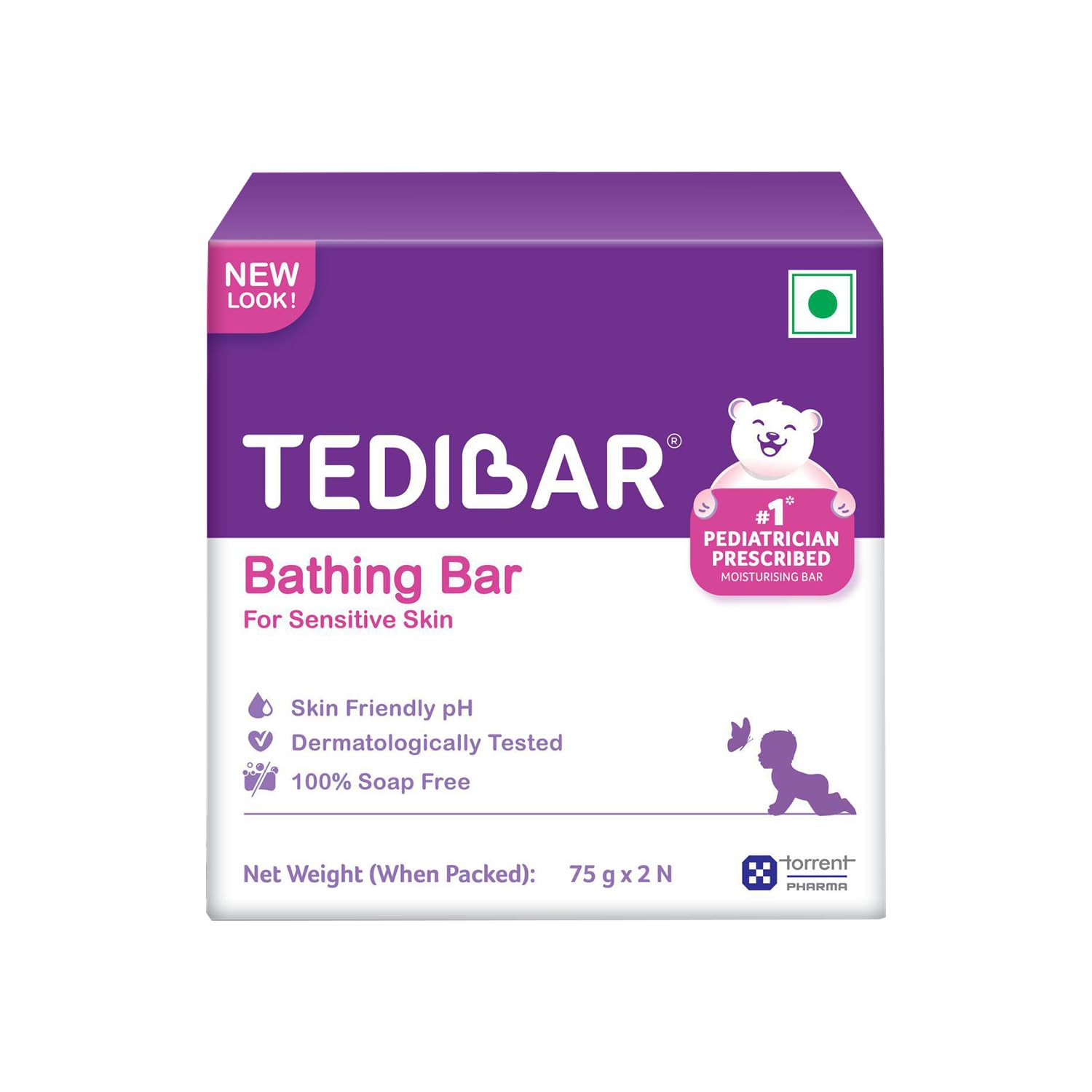 Buy Curatio Tedibar Bathing Soap Bar for your Baby - Pack of 2 (75g Each) Online in India at uyyaala.com