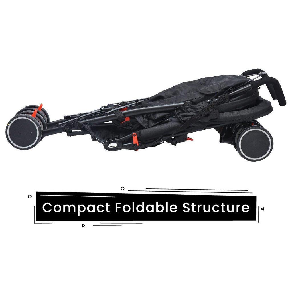 R FOR RABBIT Baby Stroller and Pram Twinkle Twinkle Compact Folding for Kids